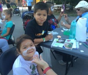 Face painting is always a hit!
